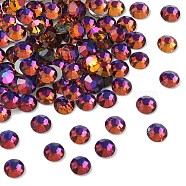 Preciosa&reg MAXIMA Crystal No Hotfix Flatback Stones, Czech Crystal, Aluminium Layer, Round(438 11 615 Chaton Rose), 00030 299 Volcano, SS16(3.8~4mm)(Y-PRC-NSS16-00030-299)