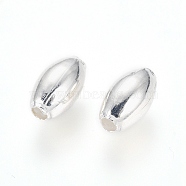 304 Stainless Steel Beads, Oval, Silver Color Plated, 7x4mm, Hole: 1.5mm(STAS-I123-26S)