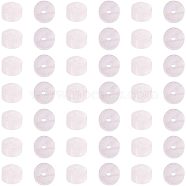 HOBBIESAY 1 Strand Natural Rose Quartz Beads Strands, Heishi Beads, Flat Round/Disc, 4~4.5x2~2.5mm, Hole: 0.9mm, about 150~160pcs/strand, 15.04''~15.16''(38.2~38.5cm)(G-HY0001-03)