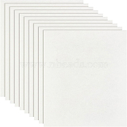 Fiber Craft Paper, For Porcelain Making, White, 29.7x21x0.1cm, about 10sheets/bag(DIY-WH0183-88)