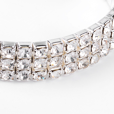 Valentines Ideas for Girlfriend Wedding Diamond Bracelets(B115-3)-2
