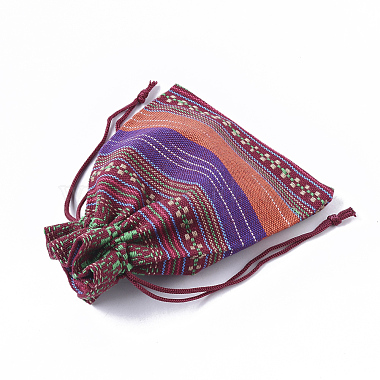 Ethnic Style Cotton Packing Pouches Bags(ABAG-S002-09)-2
