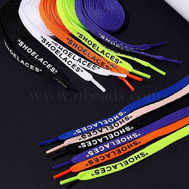 32Pcs 16 Colors Polyester Flat Custom Shoelace(AJEW-SZ0001-91)-4