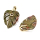 Natural Unakite Pendants(GG-CBA105B-01F-G)-2