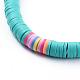 Handmade Polymer Clay Heishi Beaded Choker Necklaces(NJEW-JN02722-02)-2