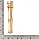 Golden Tone Brass Wax Seal Stamp Head with Bamboo Stick Shaped Handle(STAM-K001-05G-S)-4