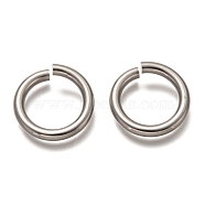 304 Stainless Steel Jump Rings, Open Jump Rings, Round Ring, Stainless Steel Color, 20x3mm, Inner Diameter: 14mm(X-STAS-H136-06B-P)