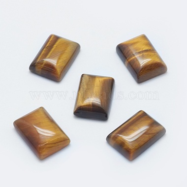 14mm Rectangle Tiger Eye Cabochons