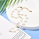 Ожерелье из бисера из натурального белого лунного камня для девочек и женщин(NJEW-JN03708-02)-2
