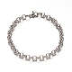 304 Stainless Steel Cable Chain Bracelets(BJEW-I202-02B)-1