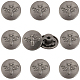 20Pcs Flat Round with Bee Pattern Alloy Decorative Rivets(FIND-CY0002-35)-7