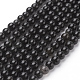 Natural Obsidian Round Beads Strands(G-G735-19-4mm)-1