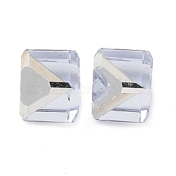 K9 Glass Imitation Austrian Crystal Beads, No Hole, Square, Lavender, 4x4x4mm(GLAA-P069-01A-283)