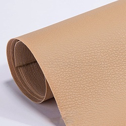 Rectangle PVC Leather Self-adhesive Fabric, for Sofa/Seat Patch, BurlyWood, 1370x350x0.4mm(DIY-WH0240-77I)