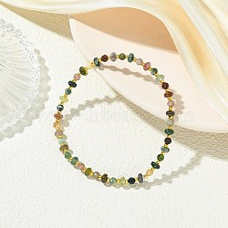 Natural Indian Agate & Glass Seed Beaded Stretch Bracelets for Women Men, Round & Rondelle, Inner Diameter: 2.24 inch(5.7cm)(BJEW-JB13939)