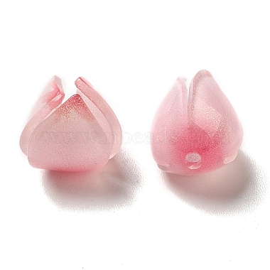 Simulation Lotus Shape Acrylic Beads(SACR-C002-32)-2