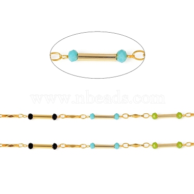 3.28 Feet Brass Bar Link Chains(X-CHC-I033-02G)-2