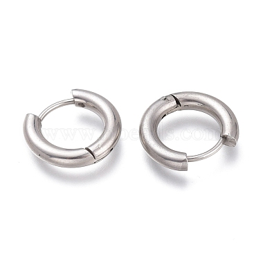 Tarnish Resistant 201 Stainless Steel Huggie Hoop Earrings(EJEW-O095-05-02)-2