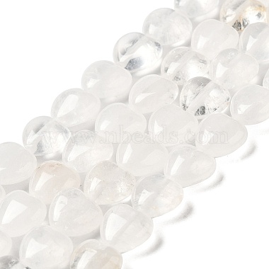 Heart Quartz Crystal Beads