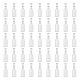 100Pcs Tibetan Style Alloy Glue-on Flat Pad Bails(FIND-UN0002-33)-1