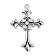 alliage croix pendentifs en strass(FIND-U006-15AS-06)-1