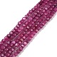 Natural Ruby/Red Corundum Beads Strands(G-C009-B13)-1