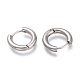 Tarnish Resistant 201 Stainless Steel Huggie Hoop Earrings(EJEW-O095-05-02)-2