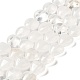 Natural Quartz Crystal Beads Strands(G-B022-21B)-1