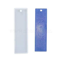 Silicone Molds, Resin Casting Molds, For UV Resin, Epoxy Resin Jewelry Making, Bookmark, White, 9.5x2.9cm(X-DIY-L021-14A)