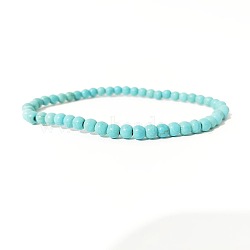 4MM Synthetic Turquoise Stretch Bracelets(RP2095-11)