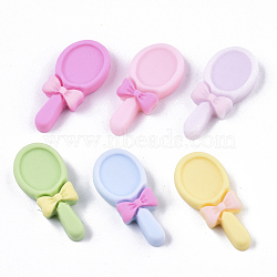 Opaque Resin Decoden Cabochons, Imitation Food, Candy, Mixed Color, 25x11.5x6mm(CRES-N022-98)