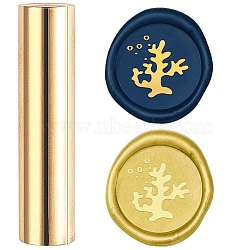 Wax Seal Stamp, Mini Brass Stamp Gun Wax Seal for Envelope Invitation Wedding Embellishment Bottle Decoration, Ocean Themed Pattern, 60x15mm(AJEW-WH0104-88-84)