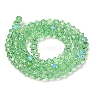 transparentes perles de verre de galvanoplastie brins(GLAA-F029-2mm-D24)-2