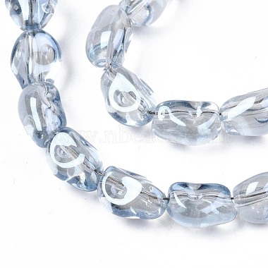 Chapelets de perles en verre transparent électrolytique(EGLA-N006-028-B01)-3