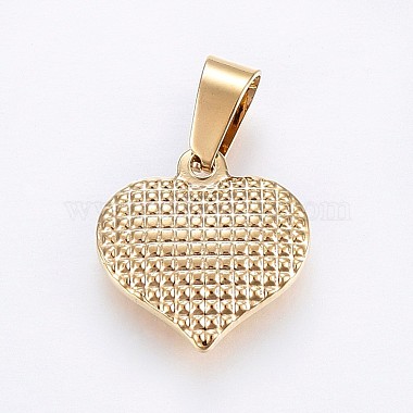 Golden Heart Stainless Steel Pendants