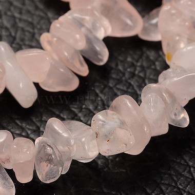 Chip perles en quartz rose naturel(F007)-2