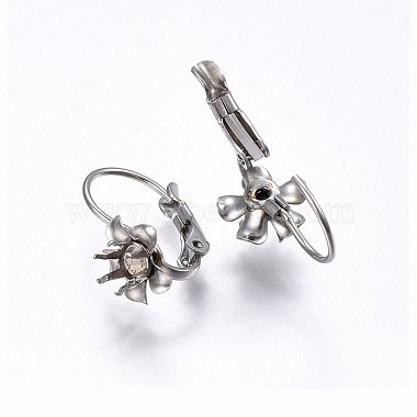 201 Stainless Steel Leverback Earring Findings(STAS-I095-23P)-2