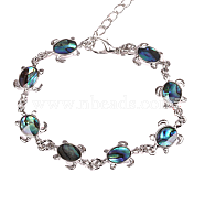 Turtle, Owl and Shell Bracelet/Anklet - Fashionable Jewelry for Women, Teal(ST6032234)