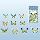 20Pcs PET Self Adhesive Butterfly Decorative Stickers(WG17700-04)-1