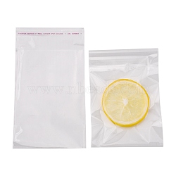 OPP Cellophane Bags, Adhesive, Rectangle, Clear, 19x11cm, Unilateral Thickness: 0.023mm, Inner Measure: 16x11cm(T02H4-A)