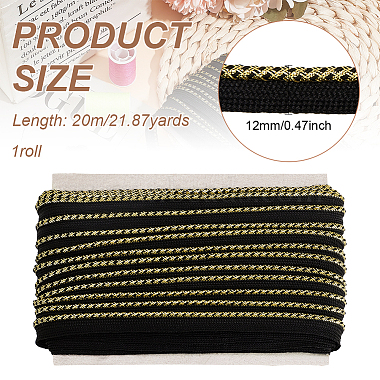 Polyester Braided Lip Cord Trim(OCOR-WH0093-10A)-2