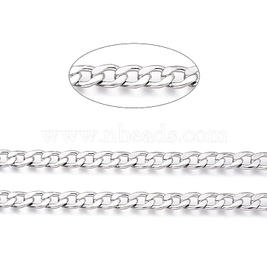 304 Stainless Steel Cuban Link Chains(CHS-M003-13P-D)-3
