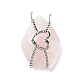 Natural Rose Quartz Pendants(G-C243-01P)-1