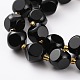 Natural Black Onyx Beads Strands(G-A030-B22-8mm)-3