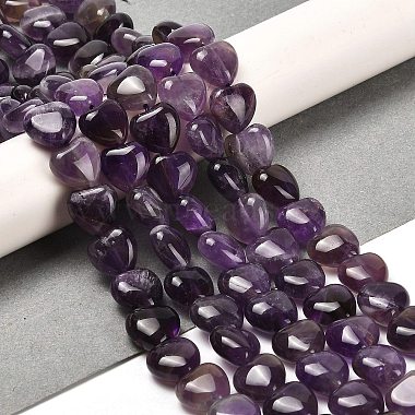 Natural Amethyst Beads Strands(G-H005-C11-01)-2