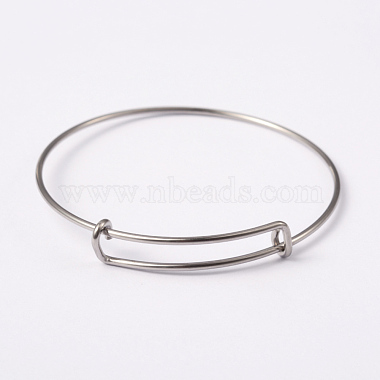 Adjustable 304 Stainless Steel Expandable Bangle Making(X-BJEW-L604-10)-1