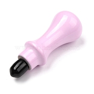 Wooden Handle, for Wax Seal Stamp, Wedding Invitations Making, Pearl Pink, 5.65x2.2cm(FIND-WH0065-23)