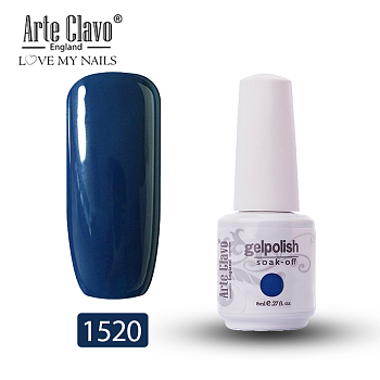 8ml Special Nail Gel, for Nail Art Stamping Print, Varnish Manicure Starter Kit, Marine Blue, Bottle: 25x66mm
