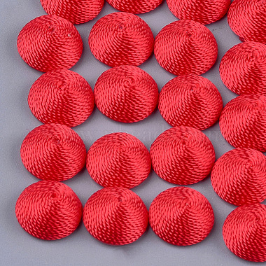 Polyester Thread Fabric Cabochons(X-WOVE-T008-02B-01)-1