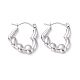 Boucles d'oreilles créoles en acier inoxydable anti-ternissement 304 pour femmes(EJEW-G293-20P)-1